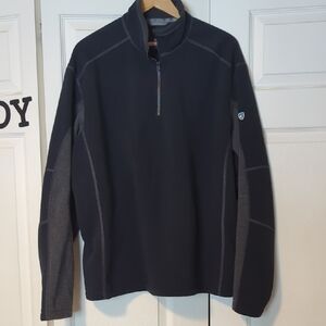 Kuhl Navy and Gray Quarter-Zip